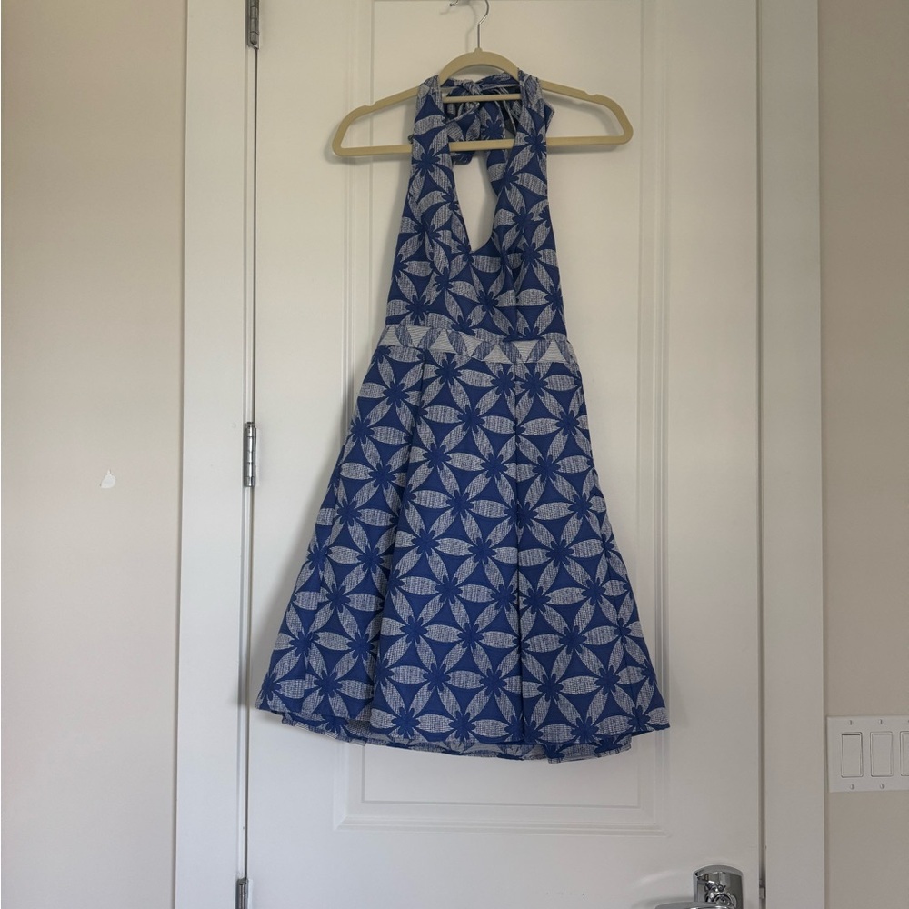 Modcloth Blue and White Mini Dress